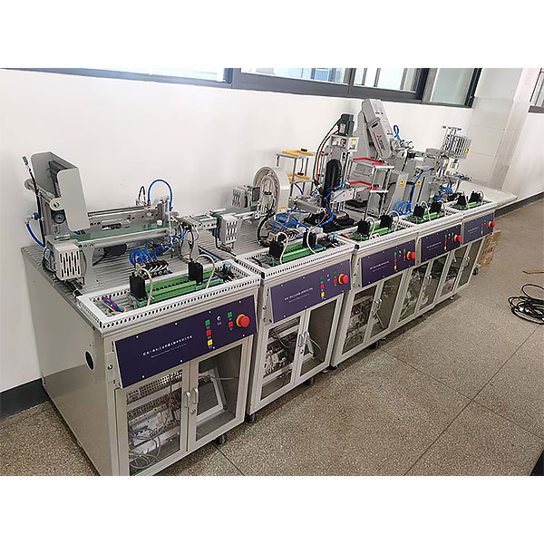 機電一體化綜合教學(xué)工作實驗臺(圖1) 機電一體化綜合教學(xué)作業(yè)實驗臺,電動車限限限制動作作作能量回饋實驗臺