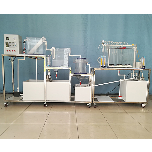 MBR工藝市政污水處理實(shí)驗(yàn)裝置(圖1) MBR工序技藝市政污水處置整理實(shí)驗(yàn)裝置,氣動(dòng)控制實(shí)驗(yàn)裝置