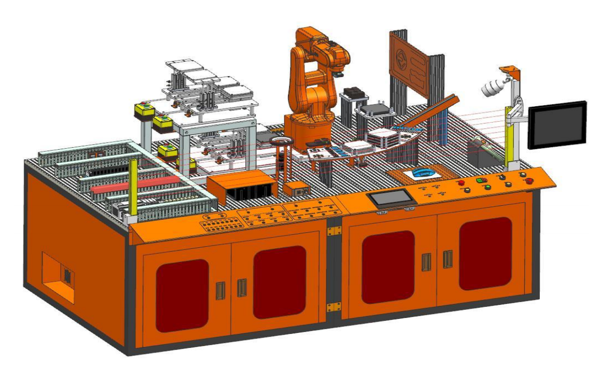 中人ZRJQR-YW工業(yè)機(jī)器人操作與運(yùn)維實訓(xùn)平臺(圖1) 中人ZRJQR-YW工業(yè)機(jī)器人操作與運(yùn)維實訓(xùn)平臺(圖1)