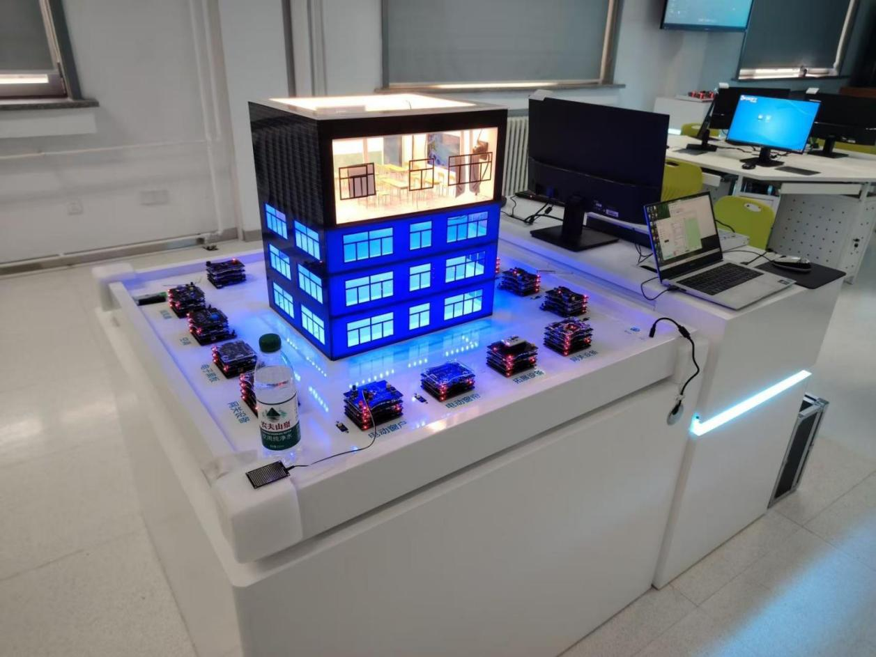 中人ZRWL-JJ物聯(lián)網(wǎng)智能家居教學(xué)實(shí)訓(xùn)沙盤(圖1)